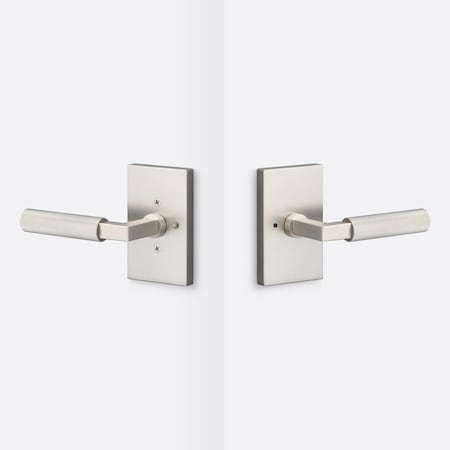 Sure-Loc Hardware Sure-Loc Hardware Levanto Privacy Rosette, Nickel, Knurled Grip in Nickel LV102 NI GRIP-KN NI